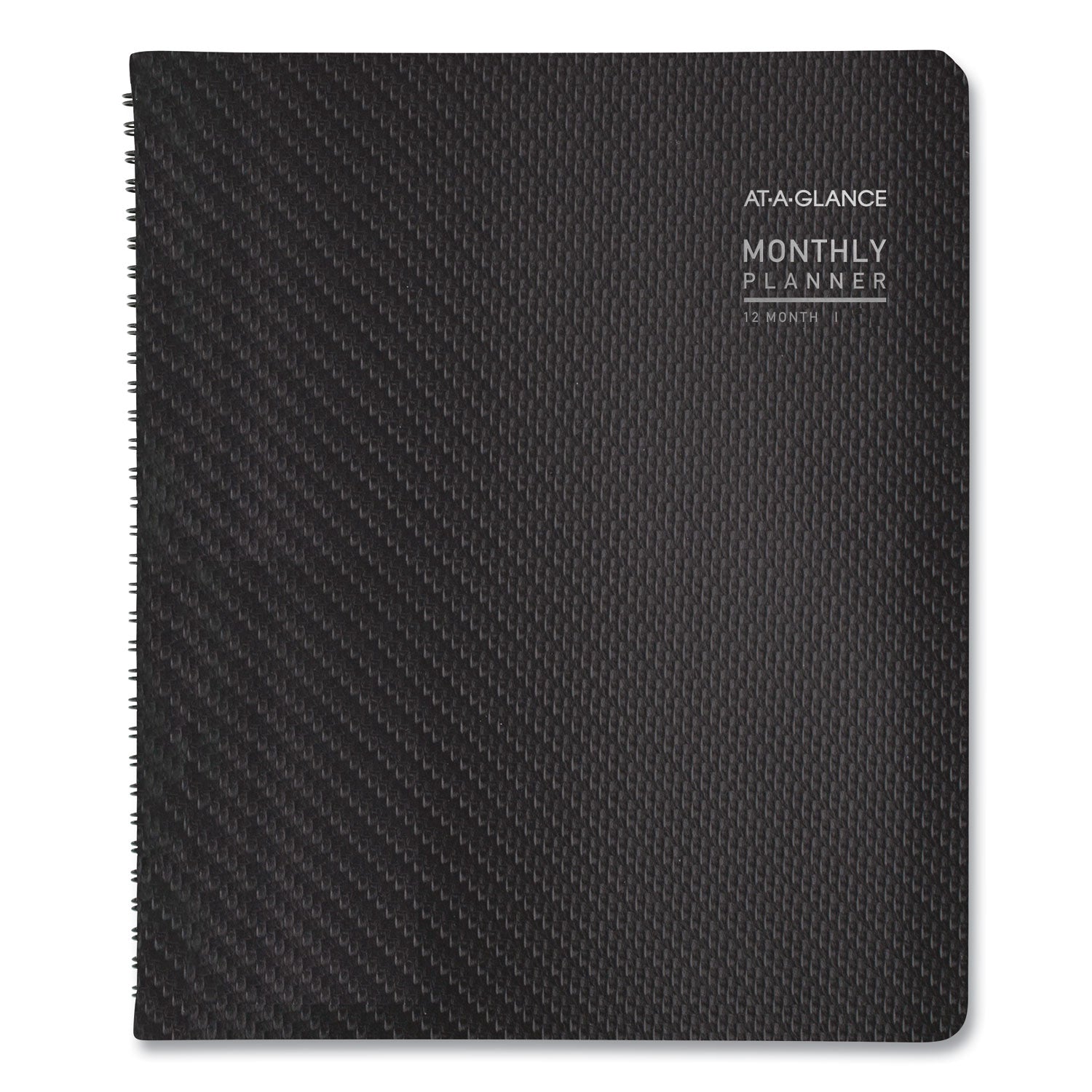 AT-A-GLANCE Contemporary Monthly Planner, Premium Paper, 11 x 9, Graphite Cover, 12-Month (Jan to Dec): 2025 (70260X45)