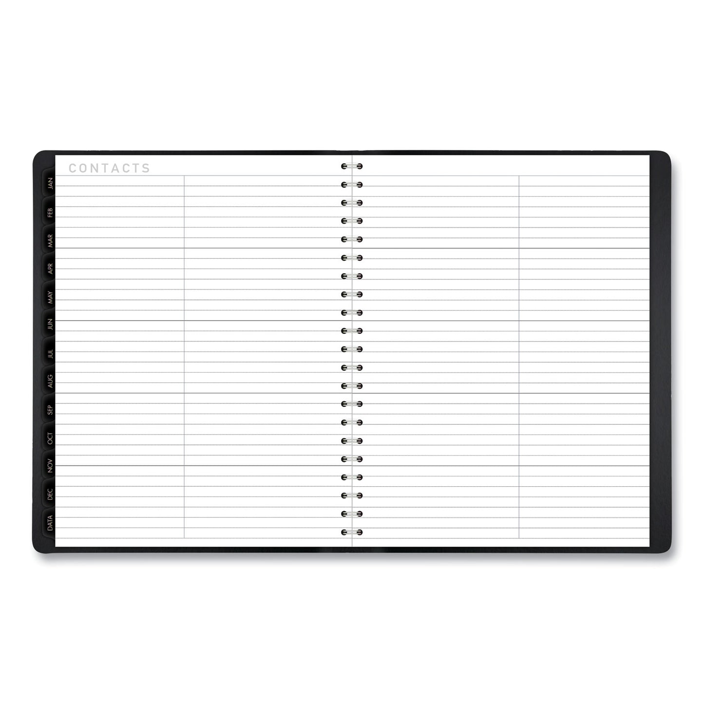 AT-A-GLANCE Contemporary Weekly/Monthly Planner, Vertical-Column Format, 11 x 8.25, Black Cover, 12-Month (Jan to Dec): 2025 (70950X05)