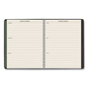 AT-A-GLANCE Recycled Weekly Vertical-Column Format Appointment Book, 8.75 x 7, Black Cover, 12-Month (Jan to Dec): 2025 (70951G05)