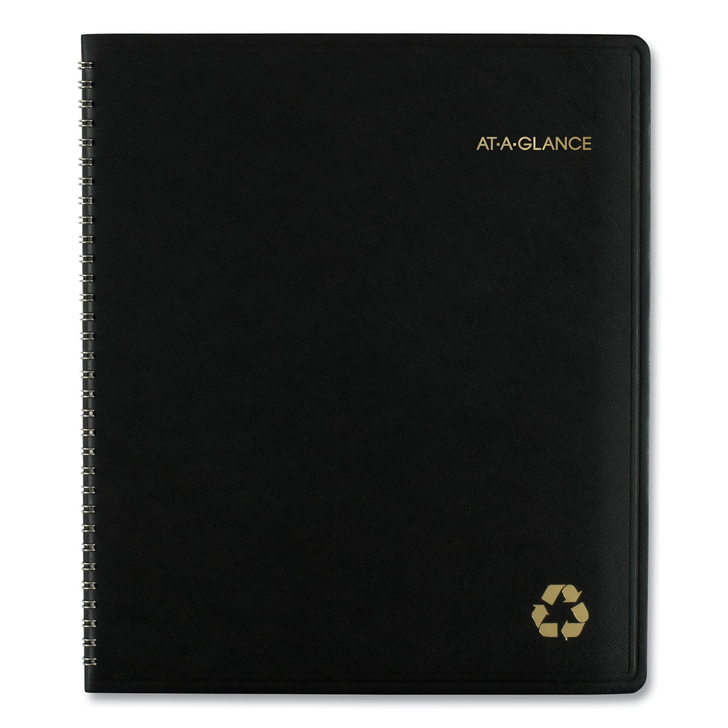 AT-A-GLANCE Recycled Monthly Planner, 11 x 9, Black Cover, 13-Month: Jan 2025 to Jan 2026 (70260G05)