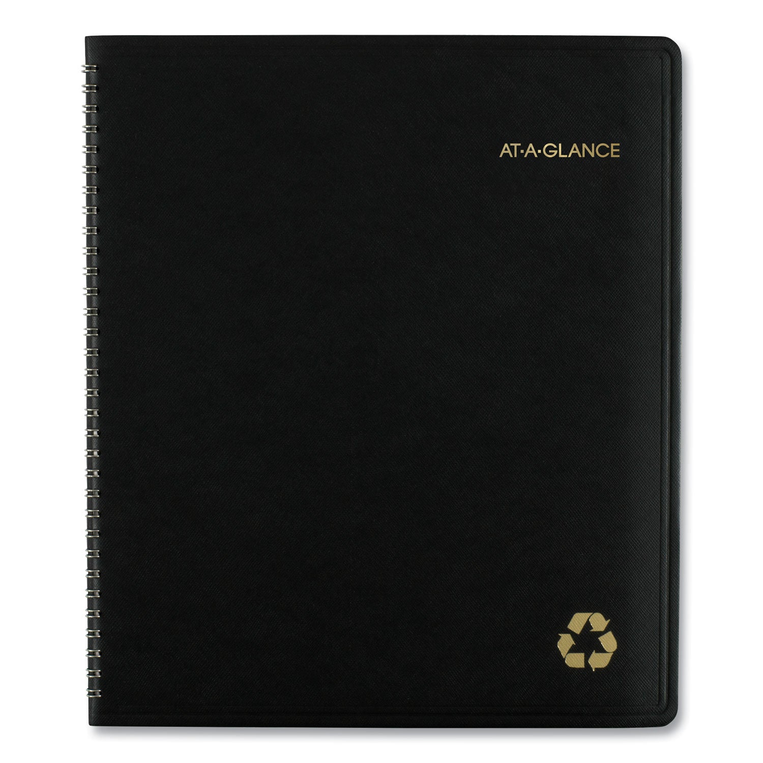 AT-A-GLANCE Recycled Monthly Planner, 11 x 9, Black Cover, 13-Month: Jan 2025 to Jan 2026 (70260G05)