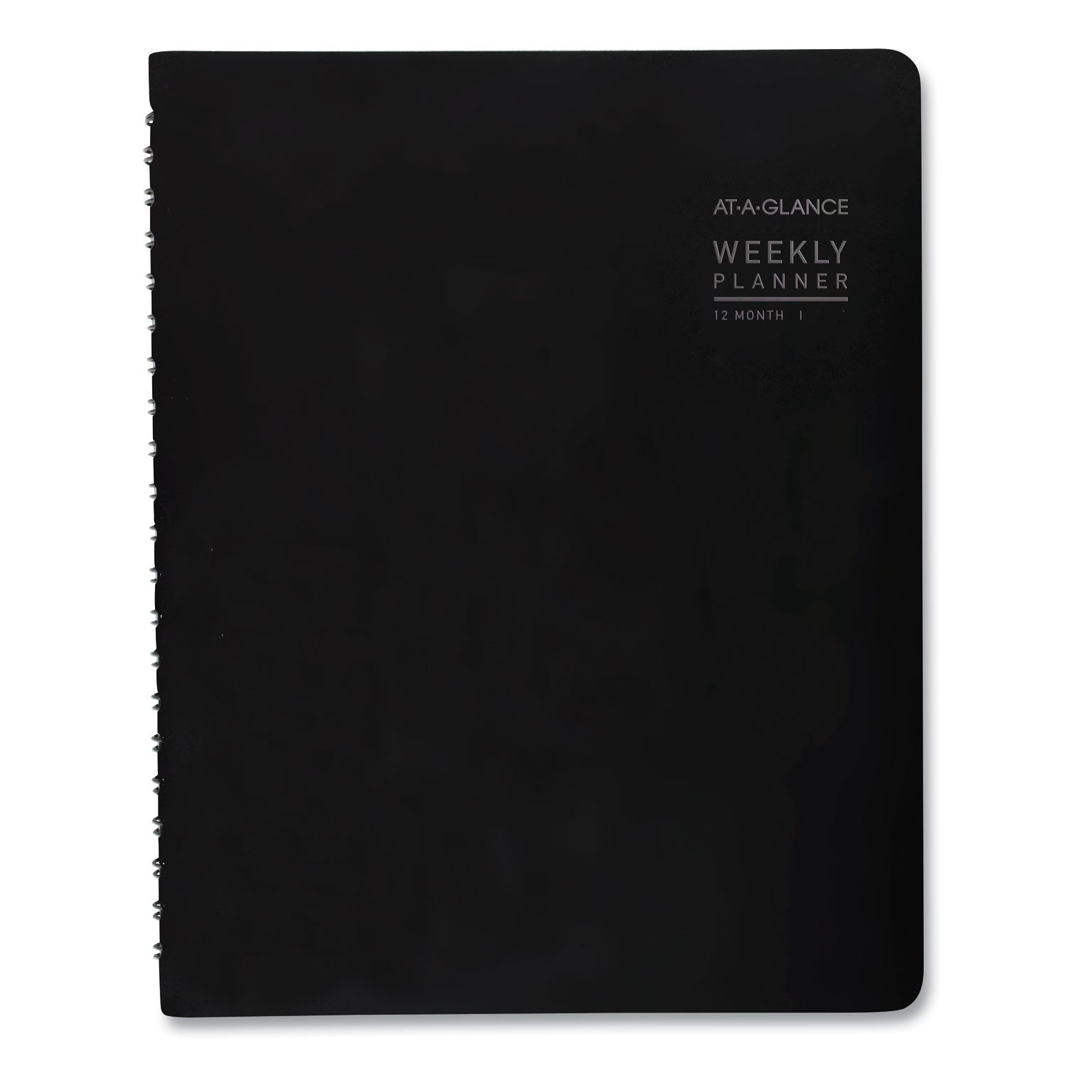 AT-A-GLANCE Contemporary Weekly/Monthly Planner, Vertical-Column Format, 11 x 8.25, Black Cover, 12-Month (Jan to Dec): 2025 (70950X05)