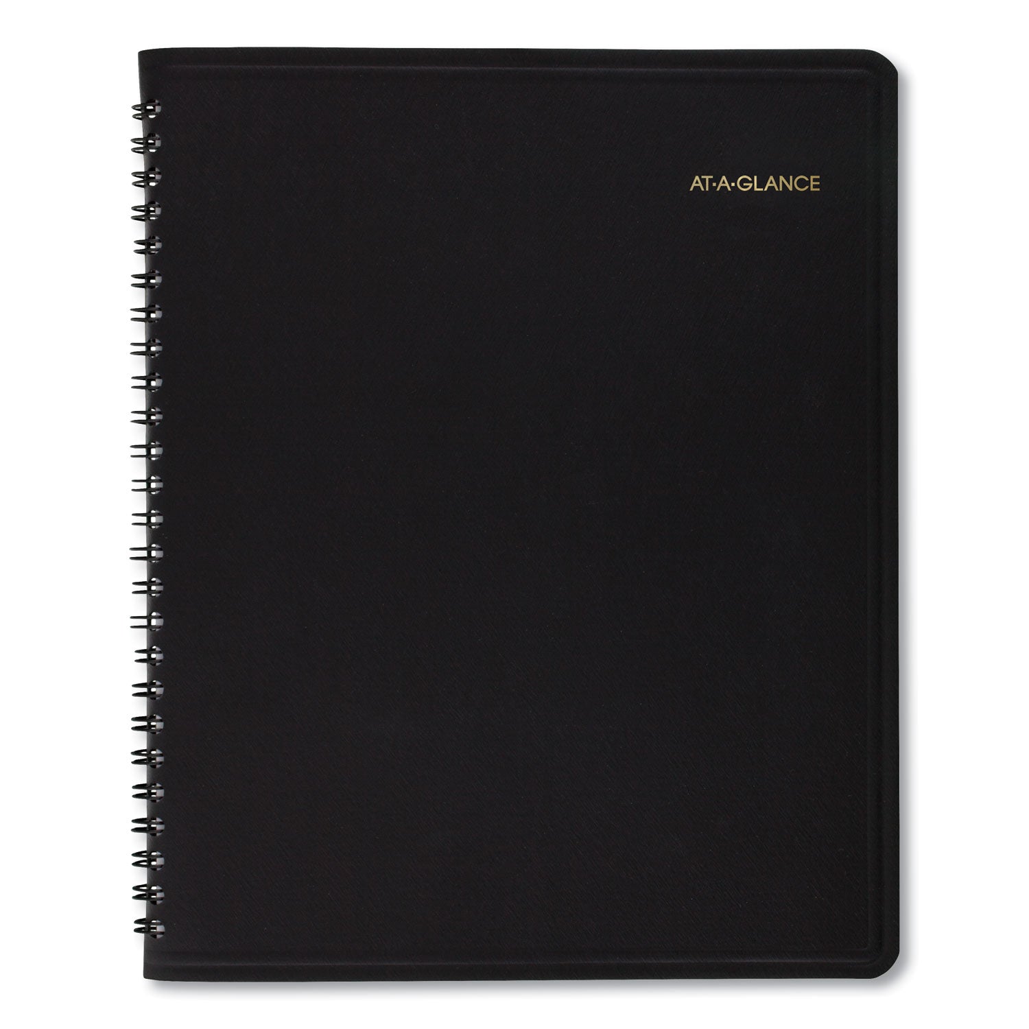 AT-A-GLANCE Monthly Planner in Business Week Format, 10 x 8, Black Cover, 12-Month (Jan to Dec): 2025 (7013005)