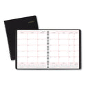 AT-A-GLANCE Monthly Planner in Business Week Format, 10 x 8, Black Cover, 12-Month (Jan to Dec): 2025 (7013005)