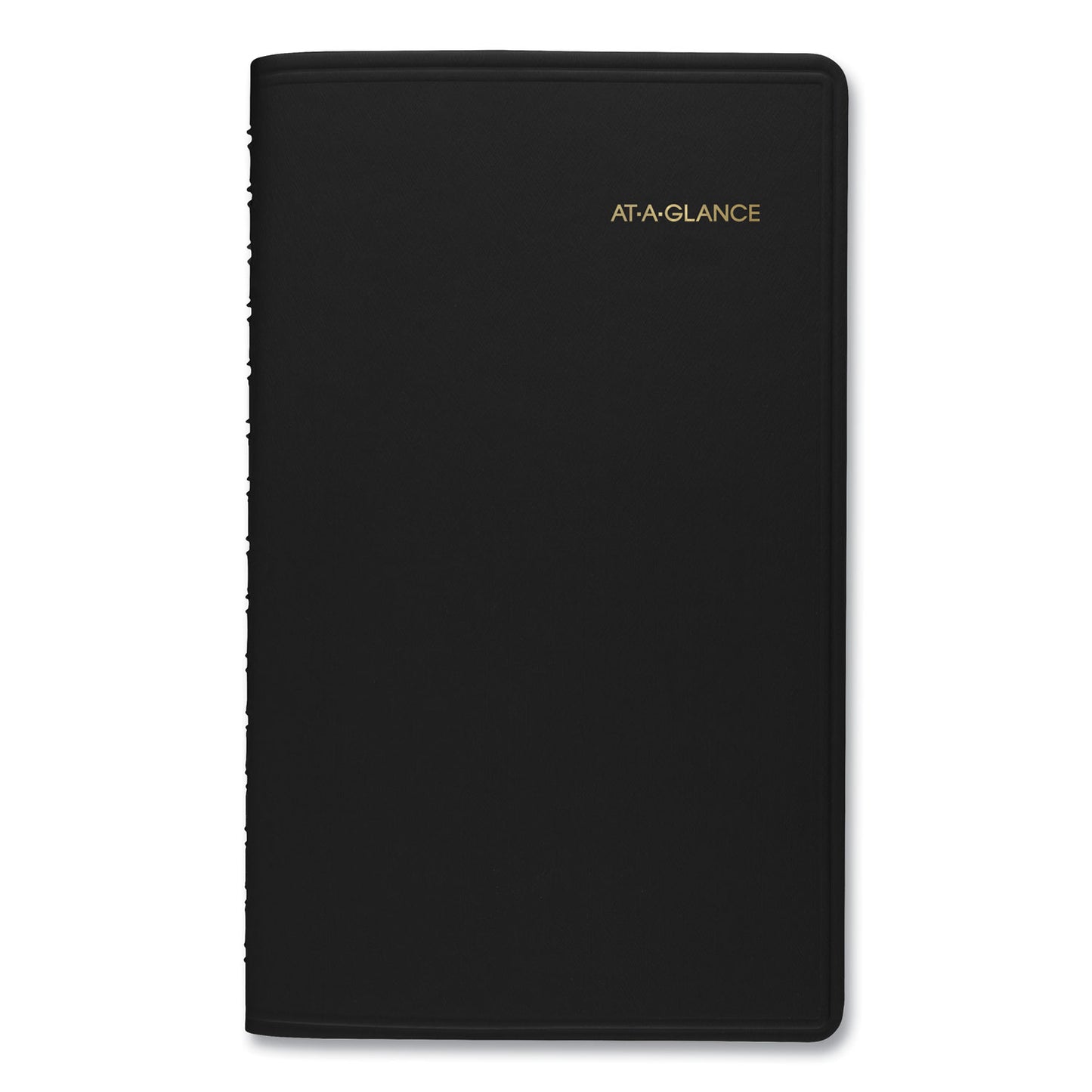 AT-A-GLANCE Weekly Block Format Appointment Book Ruled for Hourly Appointments, 8 x 5, Black Cover, 12-Month (Jan to Dec): 2025 (7007505)