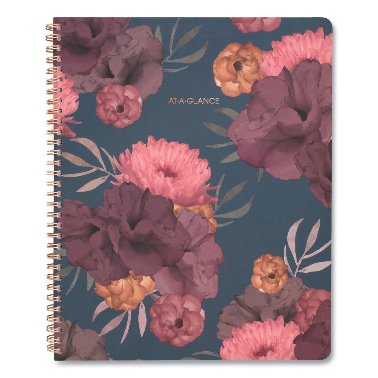 AT-A-GLANCE Dark Romance Weekly/Monthly Planner, Floral Artwork, 11 x 8.5, Multicolor Cover, 13-Month: Jan 2025 to Jan 2026 (5254905)