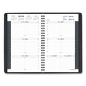 AT-A-GLANCE Weekly Block Format Appointment Book Ruled for Hourly Appointments, 8 x 5, Black Cover, 12-Month (Jan to Dec): 2025 (7007505)