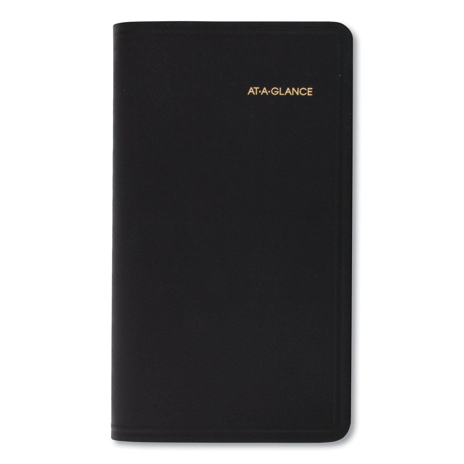 AT-A-GLANCE Compact Weekly Appointment Book, 6.25 x 3.25, Black Cover, 12-Month (Jan to Dec): 2025 (7000805)