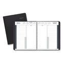 AT-A-GLANCE 24-Hour Daily Appointment Book, 11 x 8.5, Black Cover, 12-Month (Jan to Dec): 2025 (7021405)