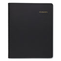 AT-A-GLANCE 24-Hour Daily Appointment Book, 11 x 8.5, Black Cover, 12-Month (Jan to Dec): 2025 (7021405)