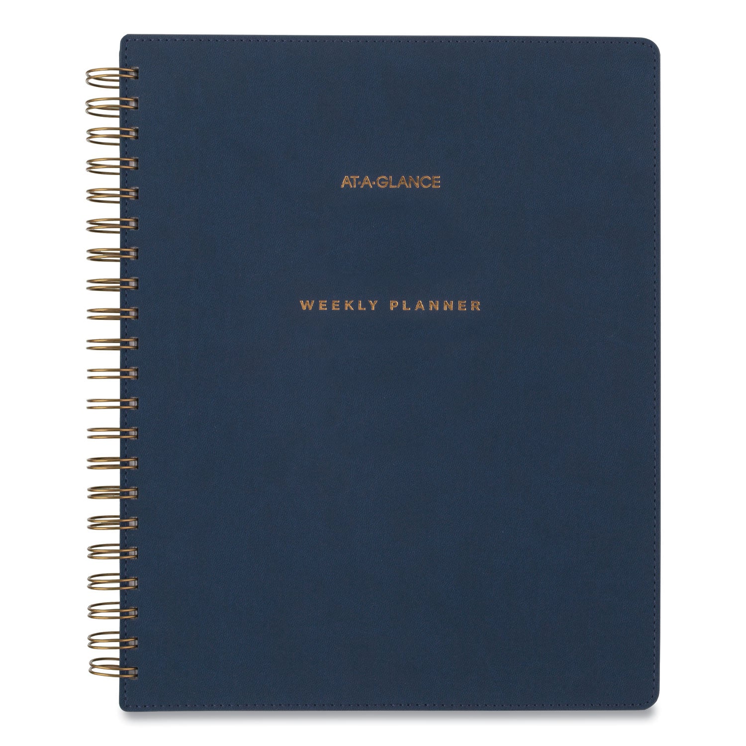 AT-A-GLANCE Signature Collection Firenze Navy Weekly/Monthly Planner, 11 x 8.5, Navy Cover, 13-Month: Jan 2025 to Jan 2026 (YP90520)