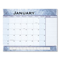 AT-A-GLANCE Slate Blue Desk Pad, 22 x 17, Blue Sheets, Clear Corners, 12-Month (Jan to Dec): 2025 (89701)