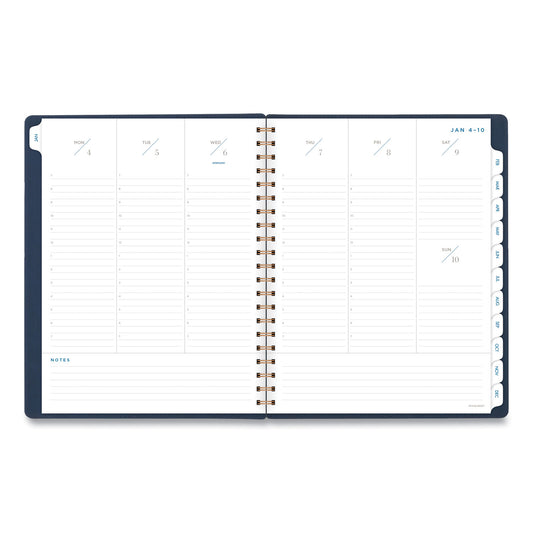 AT-A-GLANCE Signature Collection Firenze Navy Weekly/Monthly Planner, 11 x 8.5, Navy Cover, 13-Month: Jan 2025 to Jan 2026 (YP90520)