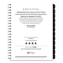 AT-A-GLANCE Executive Weekly/Monthly Planner Refill with 15-Minute Appointments, 11 x 8.25, White Sheets, 12-Month (Jan to Dec): 2025 (7091110)