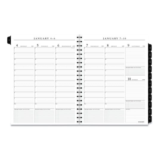 AT-A-GLANCE Executive Weekly/Monthly Planner Refill with 15-Minute Appointments, 11 x 8.25, White Sheets, 12-Month (Jan to Dec): 2025 (7091110)