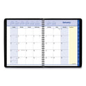 AT-A-GLANCE QuickNotes Monthly Planner, 8.75 x 7, Black Cover, 12-Month (Jan to Dec): 2025 (760805)