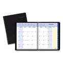 AT-A-GLANCE QuickNotes Monthly Planner, 8.75 x 7, Black Cover, 12-Month (Jan to Dec): 2025 (760805)