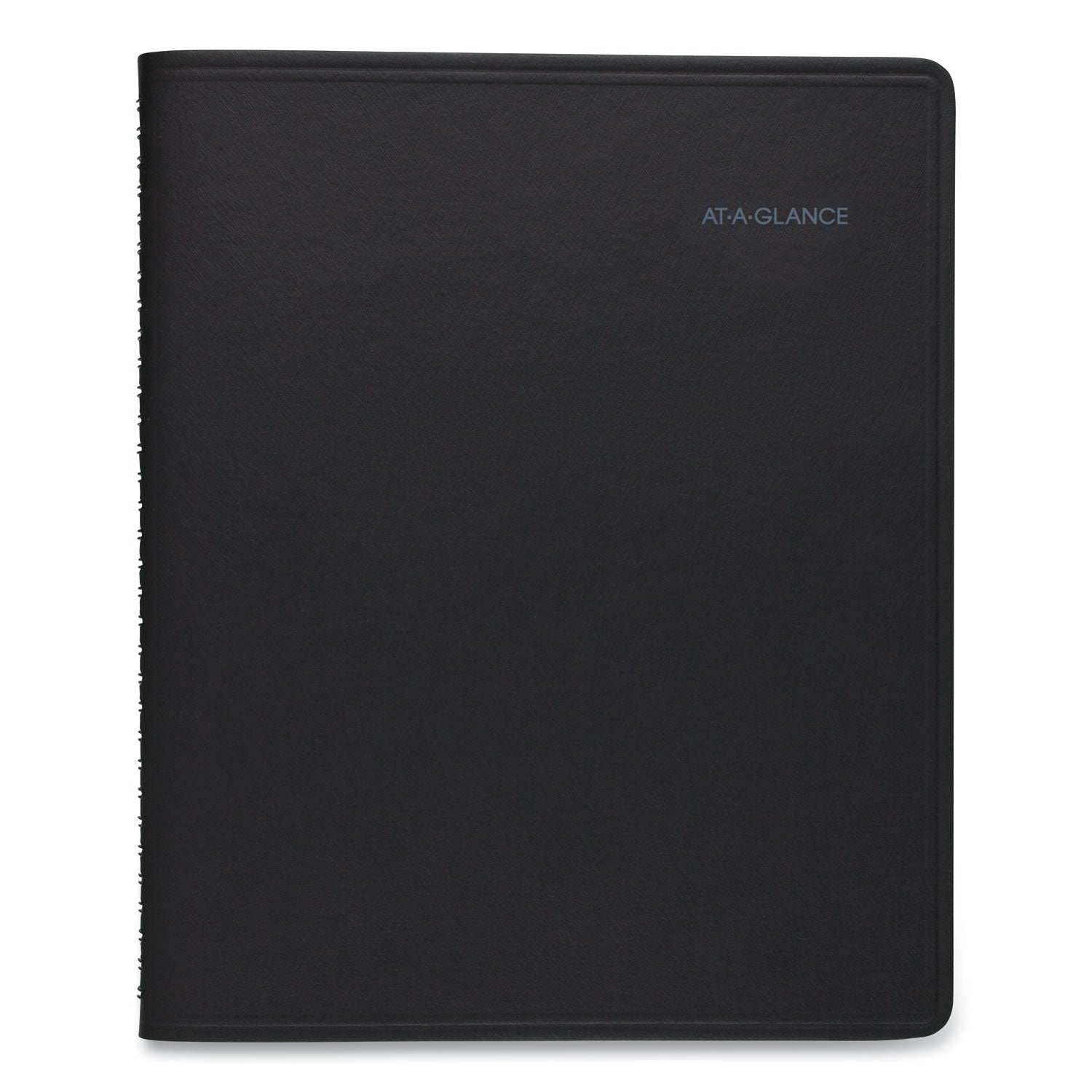 AT-A-GLANCE QuickNotes Weekly Block Format Appointment Book, 10 x 8, Black Cover, 12-Month (Jan to Dec): 2025 (760105)