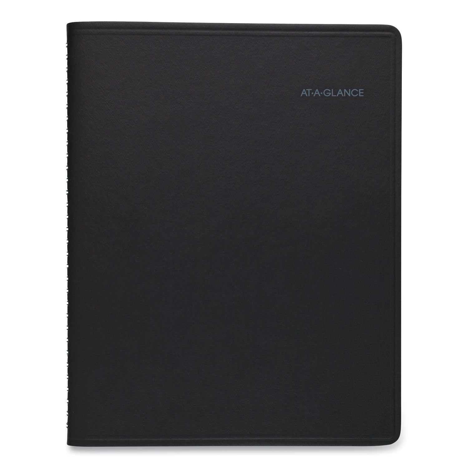 AT-A-GLANCE QuickNotes Monthly Planner, 11 x 8.25, Black Cover, 12-Month (Jan to Dec): 2025 (760605)