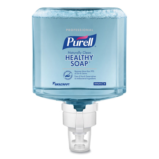 AbilityOne 8520016843253, SKILCRAFT PURELL Professional CRT HEALTHY SOAP Naturally Clean Foam Refill, Light Scent, 1,200 mL, 2/Box
