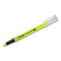 Sharpie Clearview Pen-Style Highlighter, Fluorescent Yellow Ink, Chisel Tip, Yellow/Black/Clear Barrel, 3/Pack (1950745)
