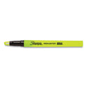 Sharpie Clearview Pen-Style Highlighter, Fluorescent Yellow Ink, Chisel Tip, Yellow/Black/Clear Barrel, 3/Pack (1950745)