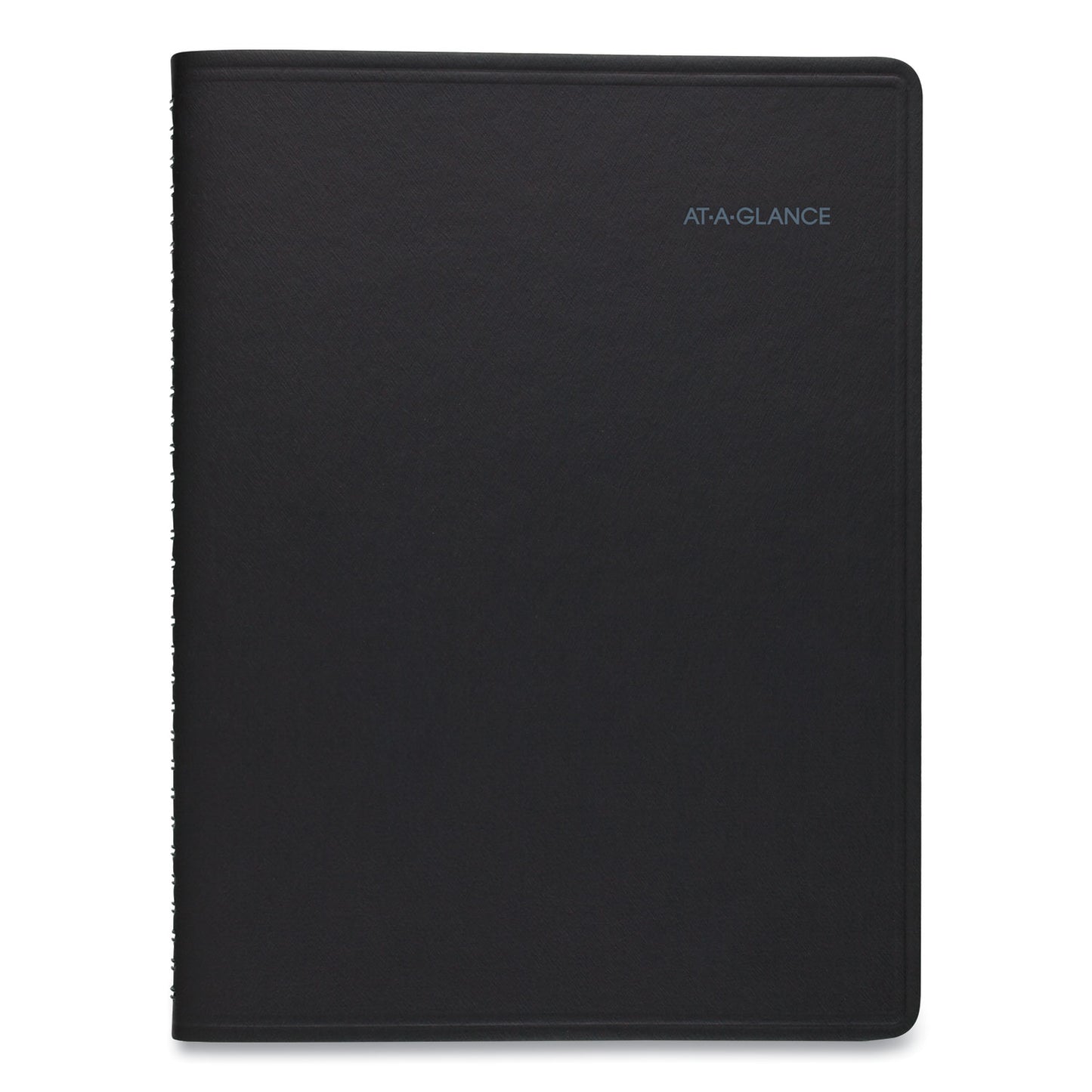 AT-A-GLANCE QuickNotes Weekly Vertical-Column Format Appointment Book, 11 x 8.25, Black Cover, 12-Month (Jan to Dec): 2025 (7695005)