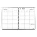 AT-A-GLANCE Weekly Appointment Book, 11 x 8.25, Black Cover, 13-Month: Jan 2025 to Jan 2026 (7095005)