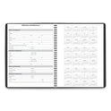 AT-A-GLANCE Weekly Appointment Book, 11 x 8.25, Black Cover, 14-Month (July to Aug): 2024 to 2025 (7095705)