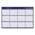 AT-A-GLANCE Reversible Horizontal Erasable Wall Planner, 48 x 32, Assorted Sheet Colors, 12-Month (Jan to Dec): 2025 (A152)