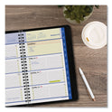 AT-A-GLANCE QuickNotes Weekly Block Format Appointment Book, 8.5 x 5.5, Black Cover, 12-Month (Jan to Dec): 2025 (760205)