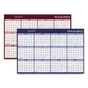 AT-A-GLANCE Reversible Horizontal Erasable Wall Planner, 48 x 32, Assorted Sheet Colors, 12-Month (Jan to Dec): 2025 (A152)