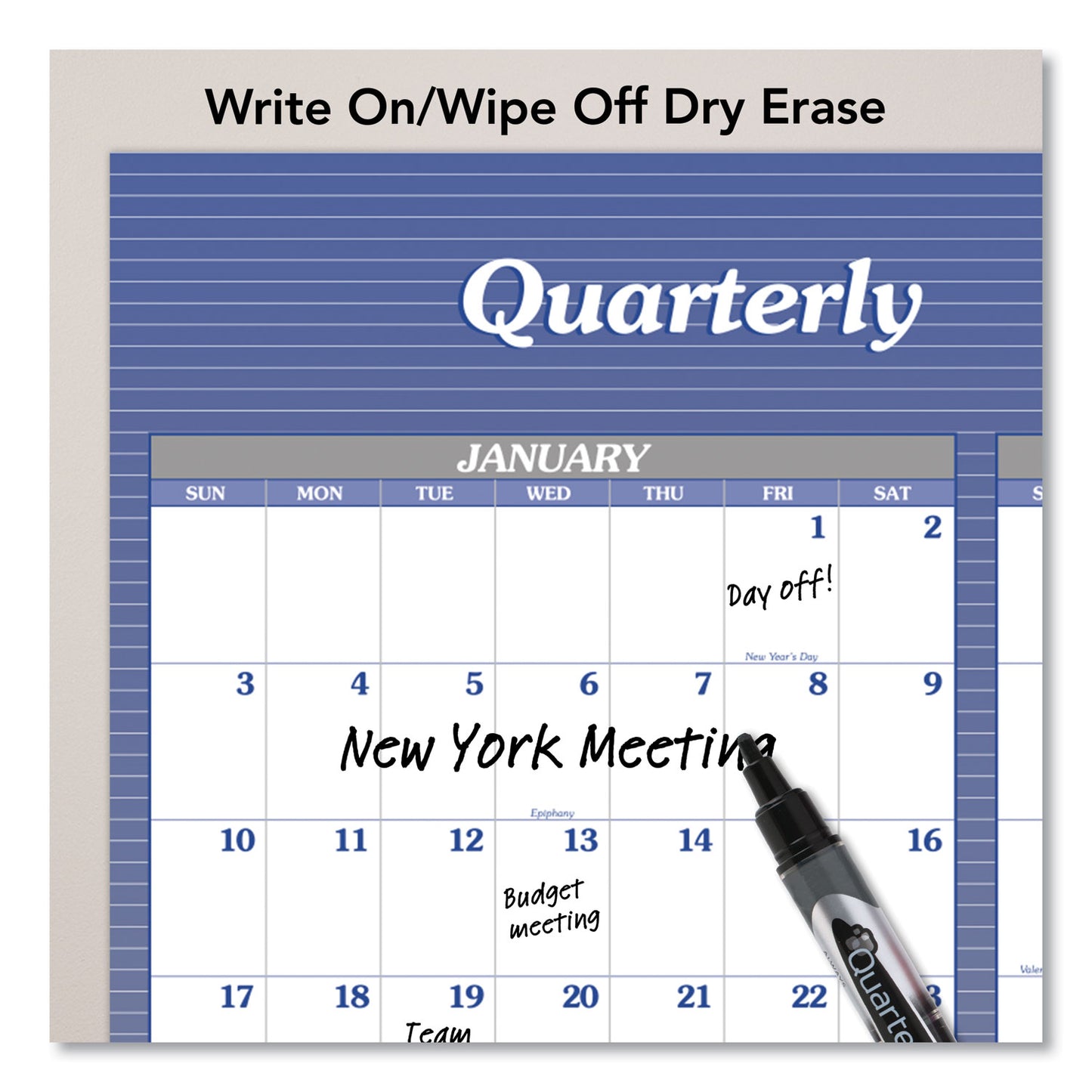 AT-A-GLANCE Vertical/Horizontal Erasable Quarterly/Monthly Wall Planner, 32 x 48, 12-Month (Jan to Dec): 2025 (A1152)