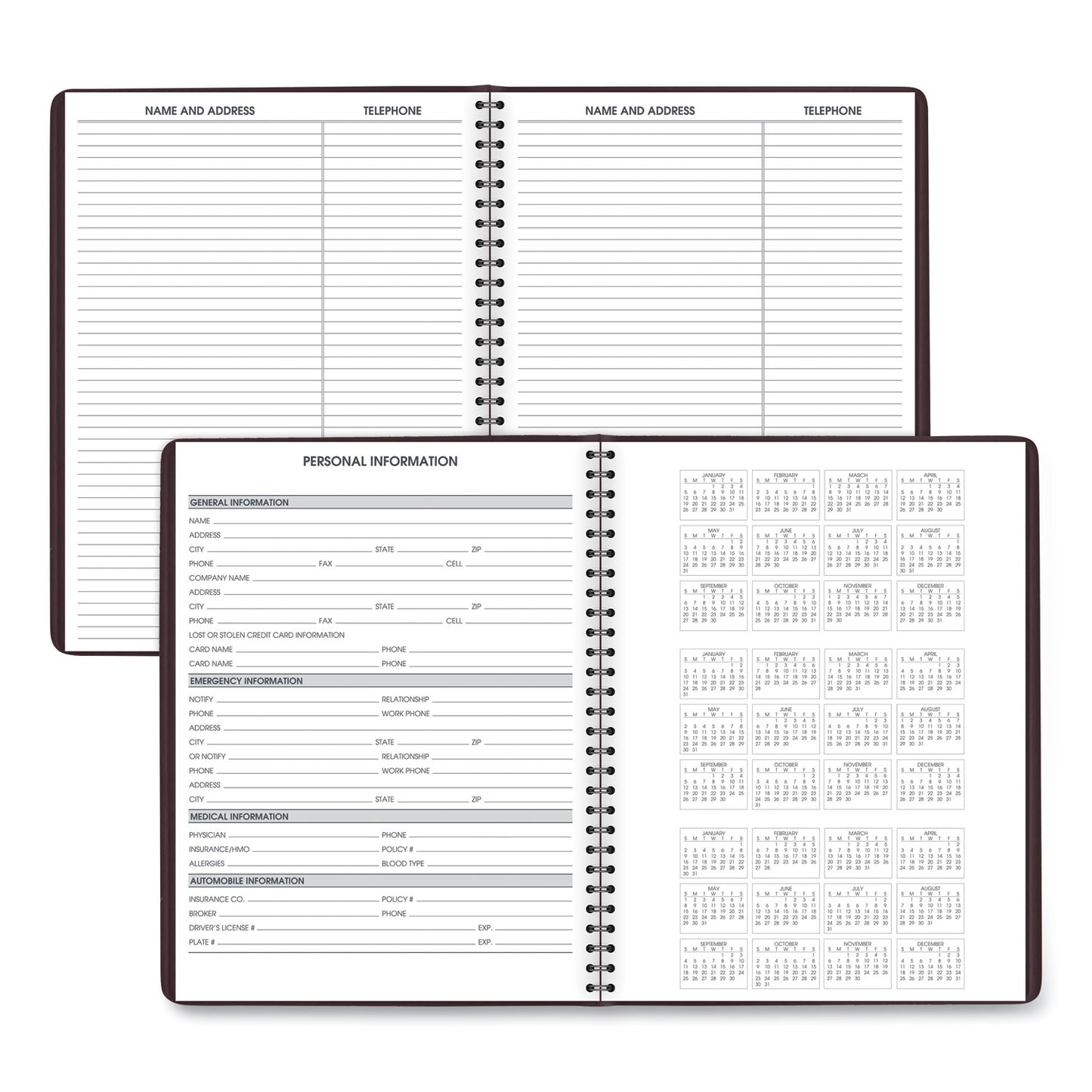 AT-A-GLANCE Weekly Appointment Book, 11 x 8.25, Winestone Cover, 13-Month: Jan 2025 to Jan 2026 (7095050)