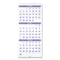 AT-A-GLANCE Deluxe Three-Month Reference Wall Calendar, Vertical Orientation, 12 x 27, White Sheets, 14-Month: Dec 2024 to Jan 2026 (PM1128)