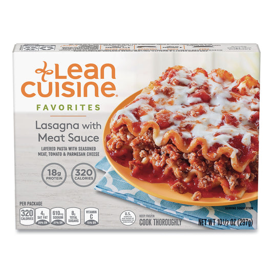 Lean Cuisine Favorites Lasagna with Meat Sauce, 10.5 oz Box, 3 Boxes/Pack (90300127)