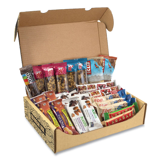 Snack Box Pros Healthy Snack Bar Box, 23 Assorted Snacks/Box (700S0001)