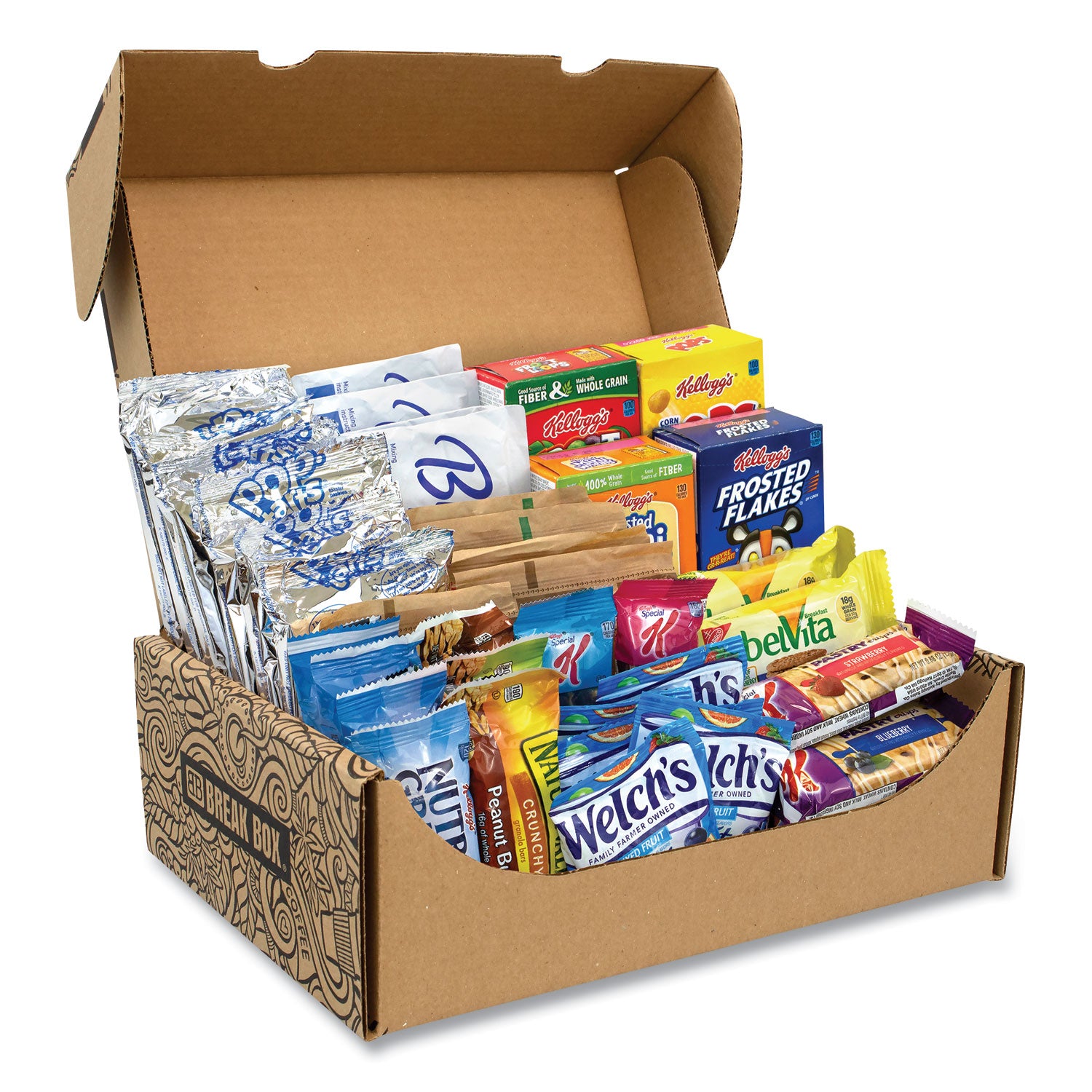 Snack Box Pros Breakfast Snack Box, 41 Assorted Snacks/Box (700S0002)