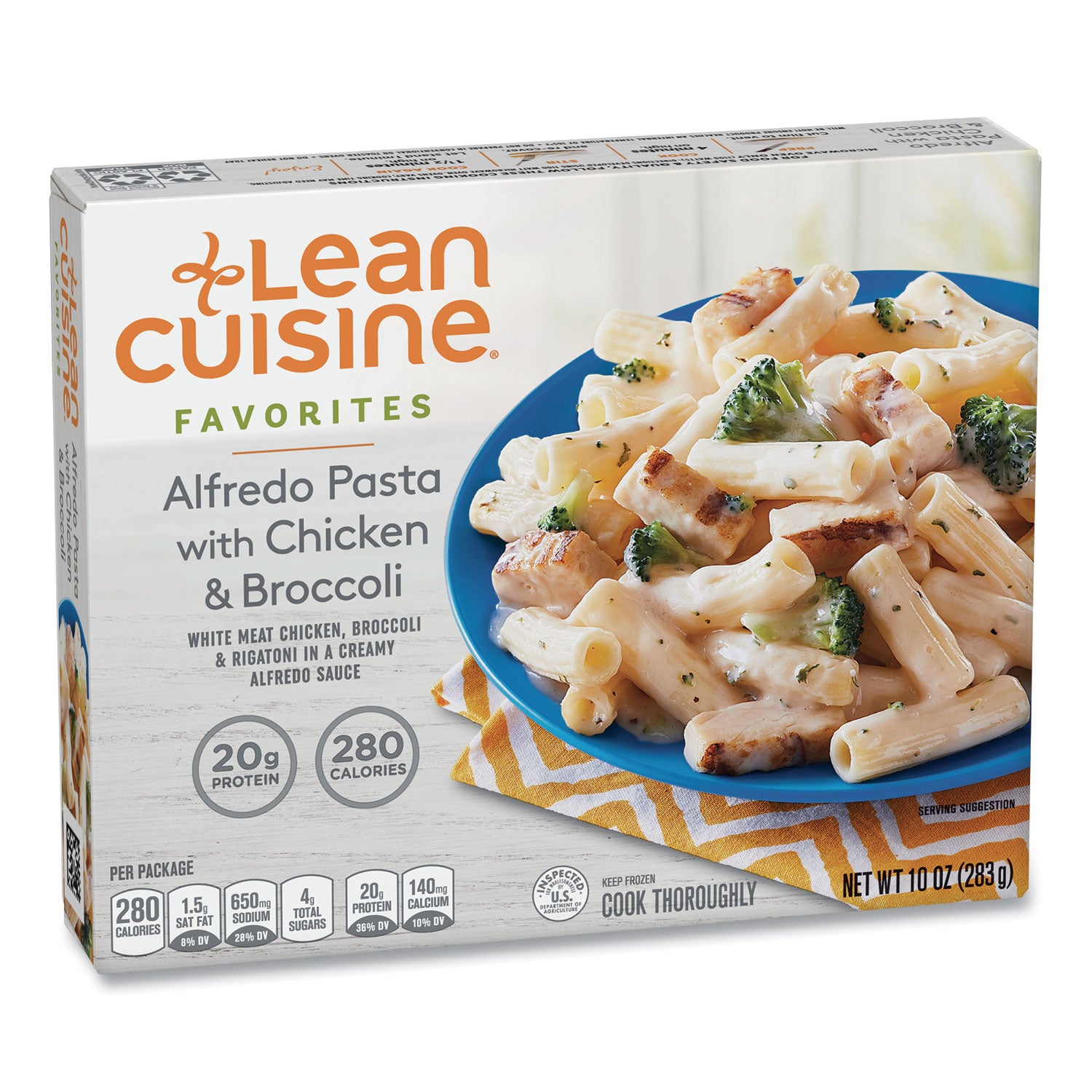 Lean Cuisine Favorites Alfredo Pasta with Chicken and Broccoli, 10 oz Box, 3 Boxes/Pack (90300118)