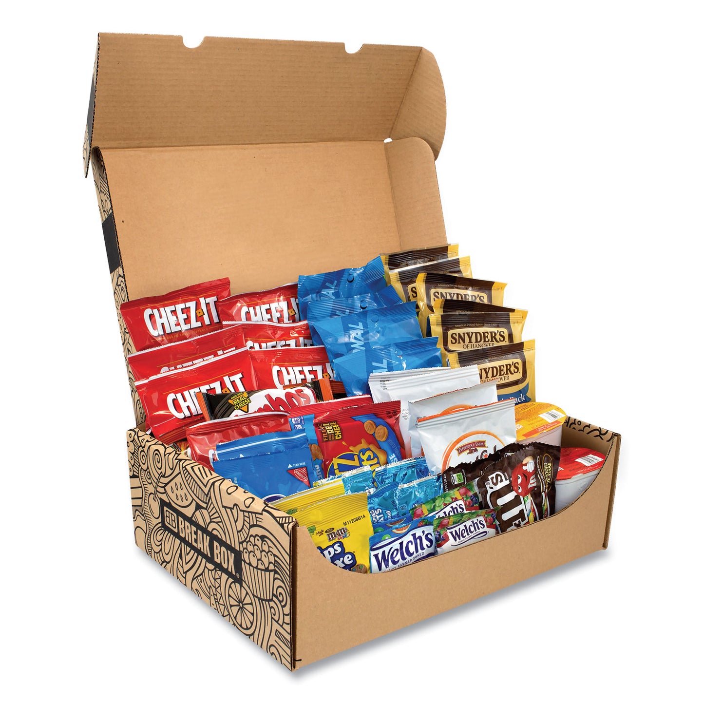 Snack Box Pros Party Snack Box, 45 Assorted Snacks/Box (700S0003)