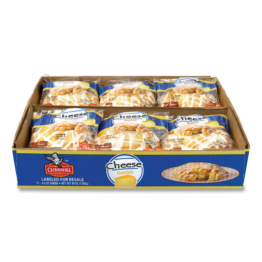 Cloverhill Bakery Cheese Danish, 4 oz, 12/Carton (90000172)