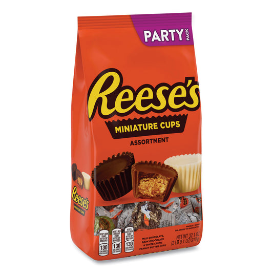 Reese's Party Pack Miniatures Assortment, 32.1 oz Bag (24600413)