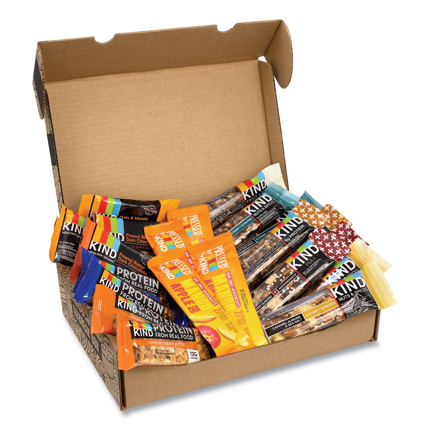 Favorites Snack Box, Assorted Variety of KIND Bars, 2.5 lb Box, 22 Bars/Box (700S0021)