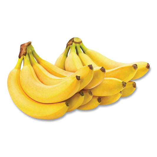 National Brand Fresh Bananas, 6 lbs, 2 Bundles/Carton (90000106)