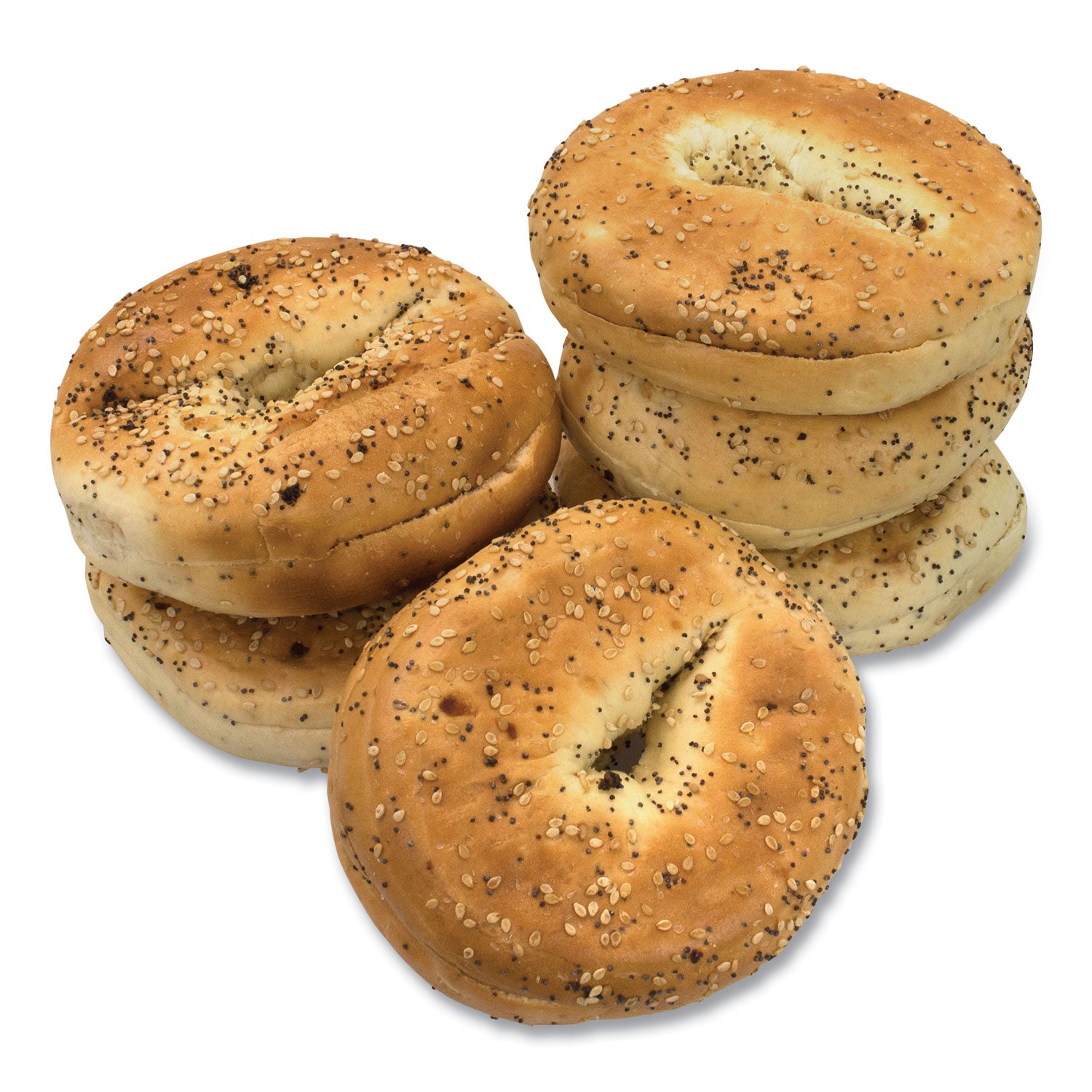 National Brand Fresh Everything Bagels, 6/Pack (90000009)