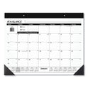 AT-A-GLANCE Monthly Refillable Desk Pad, 22 x 17, White Sheets, Black Binding, Black Corners, 12-Month (Jan to Dec): 2025 (SK2200)