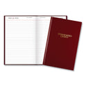 AT-A-GLANCE Standard Diary Daily Diary, 2025 Edition, Wide/Legal Rule, Red Cover, (200) 12 x 7.75 Sheets (SD37613)