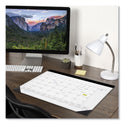 AT-A-GLANCE Contemporary Monthly Desk Pad, 22 x 17, White Sheets, Black Binding/Corners,12-Month (Jan to Dec): 2025 (SK24X00)