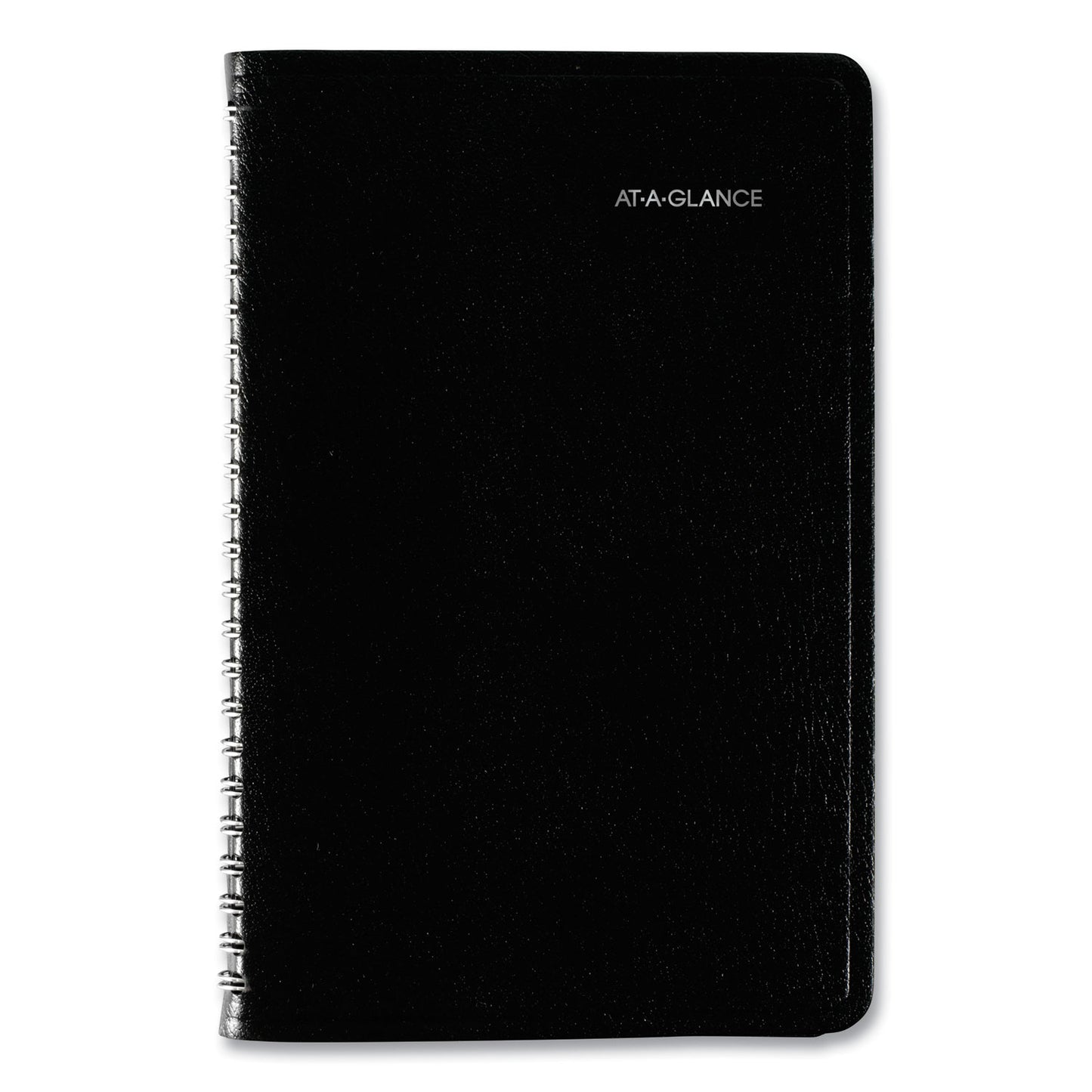 AT-A-GLANCE DayMinder Block Format Weekly Appointment Book, 8.5 x 5.5, Black Cover, 12-Month (Jan to Dec): 2025 (G20000)