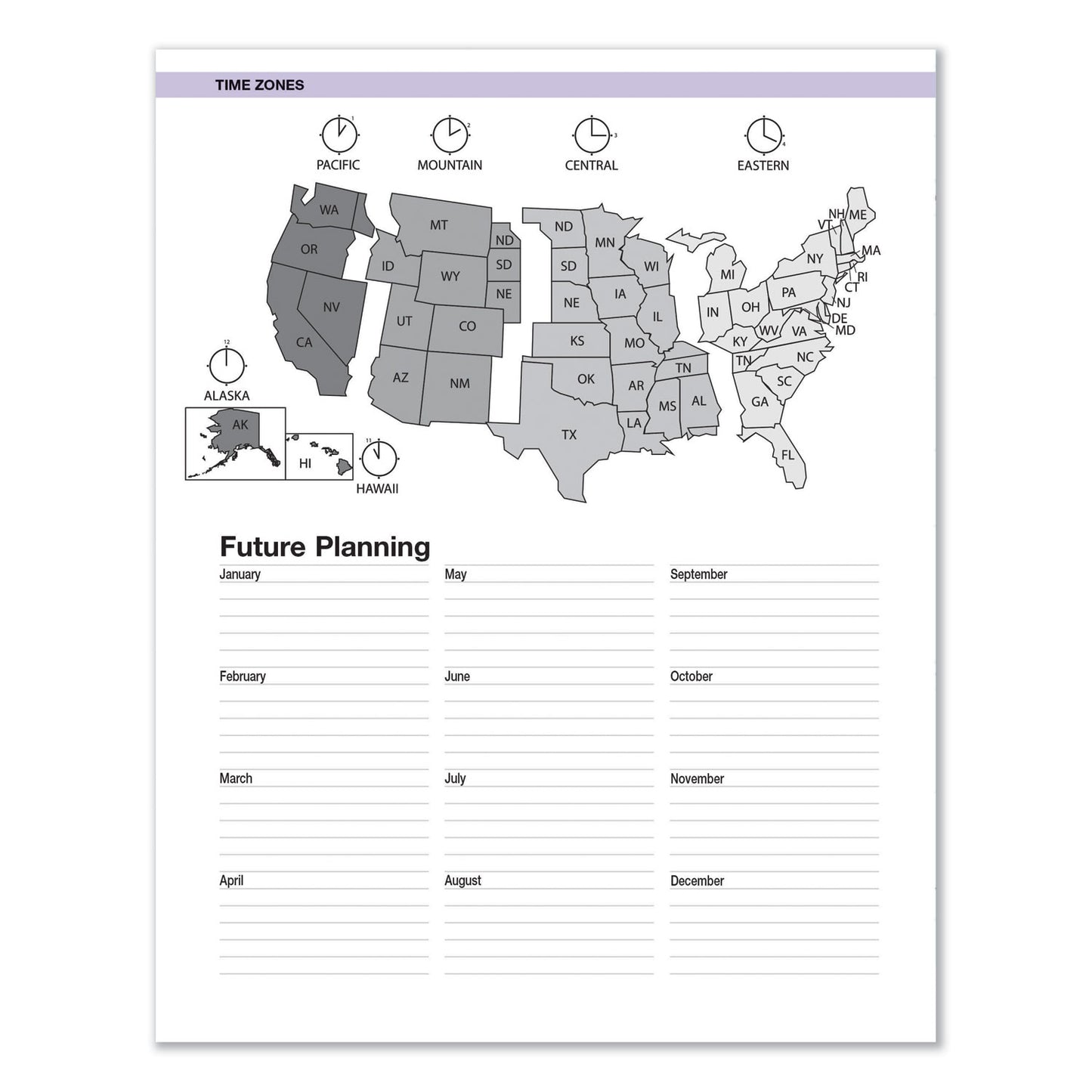House of Doolittle Recycled Wild Flower Weekly/Monthly Planner, Wild Flowers Artwork, 9 x 7, Gray/White/Purple Cover, 12-Month (Jan-Dec): 2025 (295674)